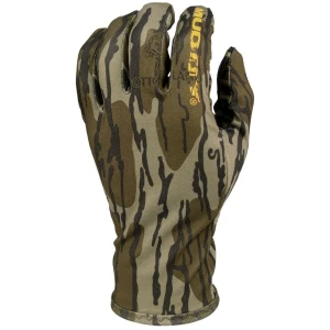 Muddy Lightweight Fleece Gloves Mossy Oak Bottomland L