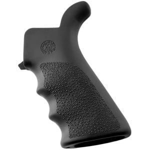 Hogue AR-15/M-16 Rubber Beavertail Grip with Finger Grooves - Black