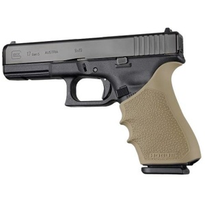 Hogue HandAll Beavertail Grip Sleeve Glock 17 G17L G19X G34 G34 MOS Gen 1-2-5-Flat Dark Earth