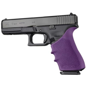 Hogue HandAll Beavertail Grip Sleeve Glock 17 Gen 1/2/5 Purple