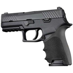 Hogue HandAll Beavertail Handgun Grip Sleeve for Sig Sauer P320 Compact Black
