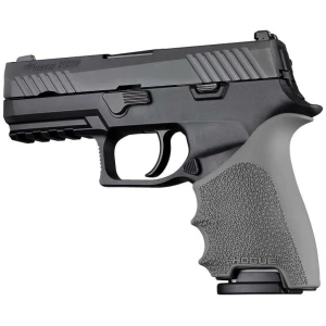 Hogue HandAll Beavertail Handgun Grip Sleeve for Sig Sauer P320 Compact Slate Grey