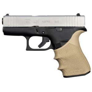 Hogue HandAll Beavertail Grip Sleeve Glock 43X/48 FDE