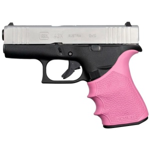 Hogue HandAll Beavertail Grip Sleeve Glock 43X 48 - Pink