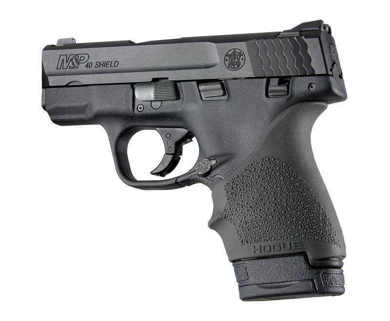 HandAll Beaver Tail Grip Sleeve S&W M&P Shield Ruger LC9 Glock 26/27 Black