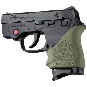 Hogue HandAll Beaver Grip Sleeve S&W Bodyguard 380/Taurus TCP & Spectrum OD GN
