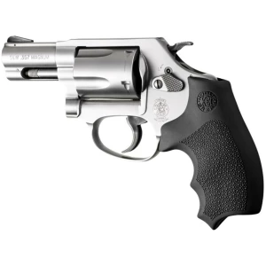 Hogue Overmolded Rubber Bantam Grip Closed Backstrap S&W Round Butt J-Frame Revolvers Black