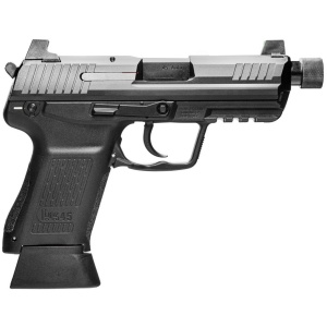 H&K HK45 Compact Tactical Handgun .45 Auto 10rd Magazines(2) 4.57" Threaded Barrel DA/SA V1 Decocking Level & Safety