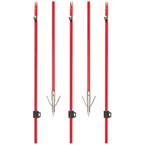 Cajun Bowfishing Fiberglass Arrow with Piranha Long Barb XT