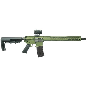 Black Rain Ordnance BRO Spec 15 w/Zerotech Trace Red Dot Rifle 5.56mm 30rd Magazine(1) 16" Barrel Bullfrog Finish