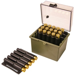 Berry's Mfg Safari Ammo Box 20rd Small Rifle Clear/Olive