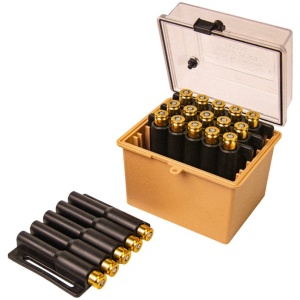 Berry's Mfg Safari Ammo Box 20rd Small Rifle Clear/Tan