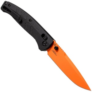 Hogue Mysto Folding Knife 3-2/5" Drop Point Blade Black Orange