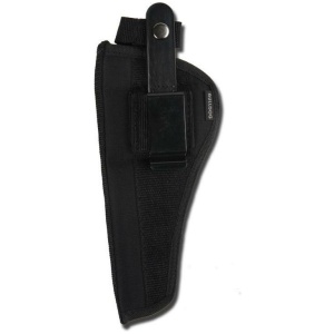 Bulldog Extreme Handgun Holster with Belt Loop and Clip for Large Frame Revolvers with 5-6" Barrels Black Ambi