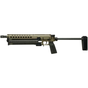 Kel-Tec KP50 Pistol 5.7x28mm 50rd Magazines(2) 9.6" Threaded Barrel Brace Tan Jungle Clip