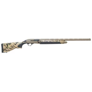 Pointer FT21 Semi-Auto Shotgun 20ga 3" Chamber 5rd Capacity 28'' Barrel FDE Receiver Shadowgrass Blades Stock
