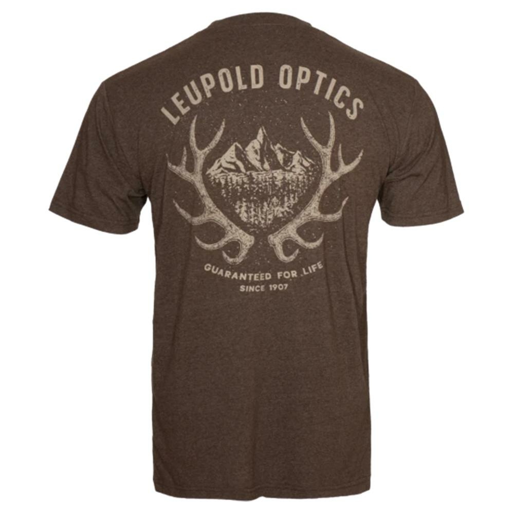 Leupold Antler Range Tee Brown Heather L