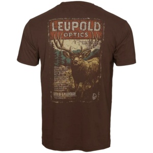 Leupold Magazine Short Sleeve Shirt Brown Heather M