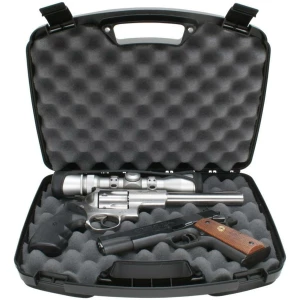 MTM Snap-Latch Two 2 Pistol Case for Up to 8" Barrel - Black