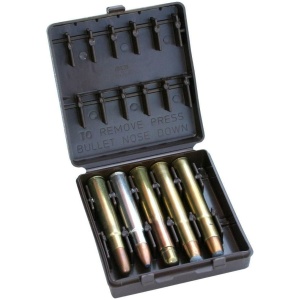 MTM African Big Game Ammo Wallets Carrier 378 Wby - 500 Nitro Brown