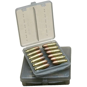 MTM 12 Rounds Case-Gard Ammo Wallet 44 Rem Mag/44 Special Clear Smoke