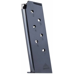 Mec-Gar 1911 Handgun Magazine .45 ACP Blued Steel 7/rd