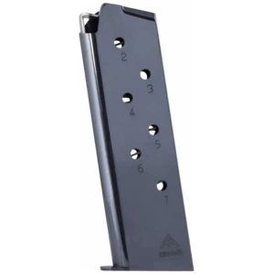 Mec-Gar 1911 Handgun Magazine .45 ACP Blued Steel 7/rd