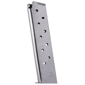 Mec-Gar 1911 Govt Handgun Magazine .45 ACP HT Nickel 10/rd