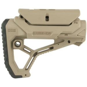 Fab Defense GL-CORE CP Buttstock with Adjustable Cheek-Rest for Milspec and Commercial Tubes FDE