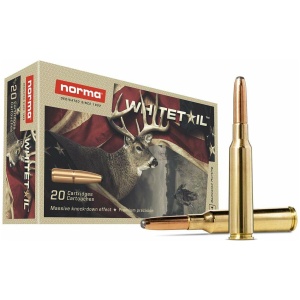 Norma WhiteTail Rifle Ammunition 8x57 JS 196gr PSP 2525 fps 20/ct