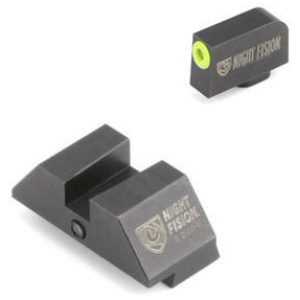 Night Fision Perfect Dot Official Student of the Gun Accur8 Night Sights w/Yellow Frnt+Blk Sq for Glock 17-39