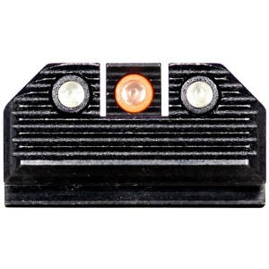 Night Fision Optics Ready Stealth Night Sight Set Orange Front Black Back for Springfield Hellcat