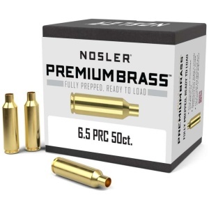 Nosler Unprimed Brass Rifle Cartridge Cases 6.5 PRC 50/ct