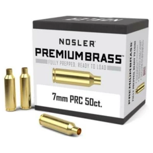 Nosler Unprimed Brass Rifle Cartridge Cases 7mm PRC 50/ct
