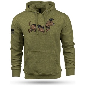 Nine Line Tactical Wiener Hooded Sweatshirt Olive L