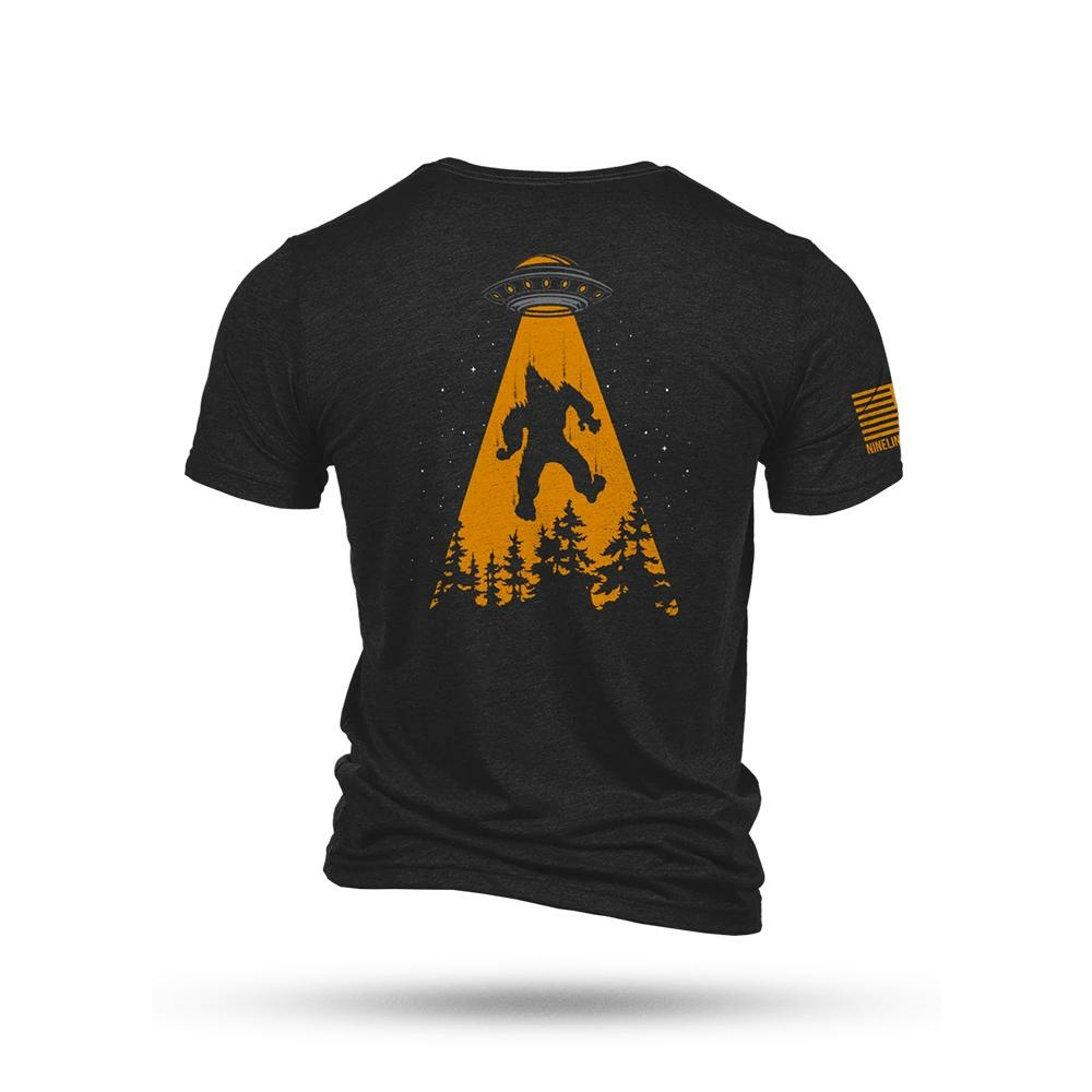Nine Line UFO Squatch Triblend T-Shirt Black S