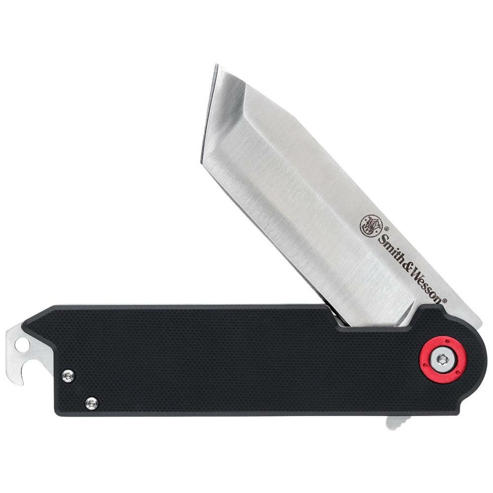 Smith & Wesson Big Benji Folding Knife 3-1/2" Clip Point Blade Black