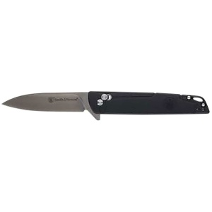 Smith & Wesson Special Ops EDC Folding Knife 3-3/10" Drop Point Blade Black