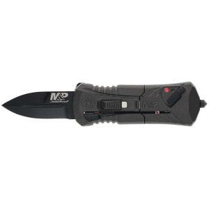 Smith & Wesson M&P Compact OTF Folding Knife 1-9/10" Spear Point Blade Grey