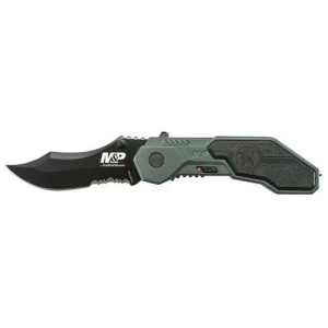 Smith & Wesson M&P M.A.G.I.C. Assisted Opening Clip Point Folding Knife 2 9/10" Blade Blue