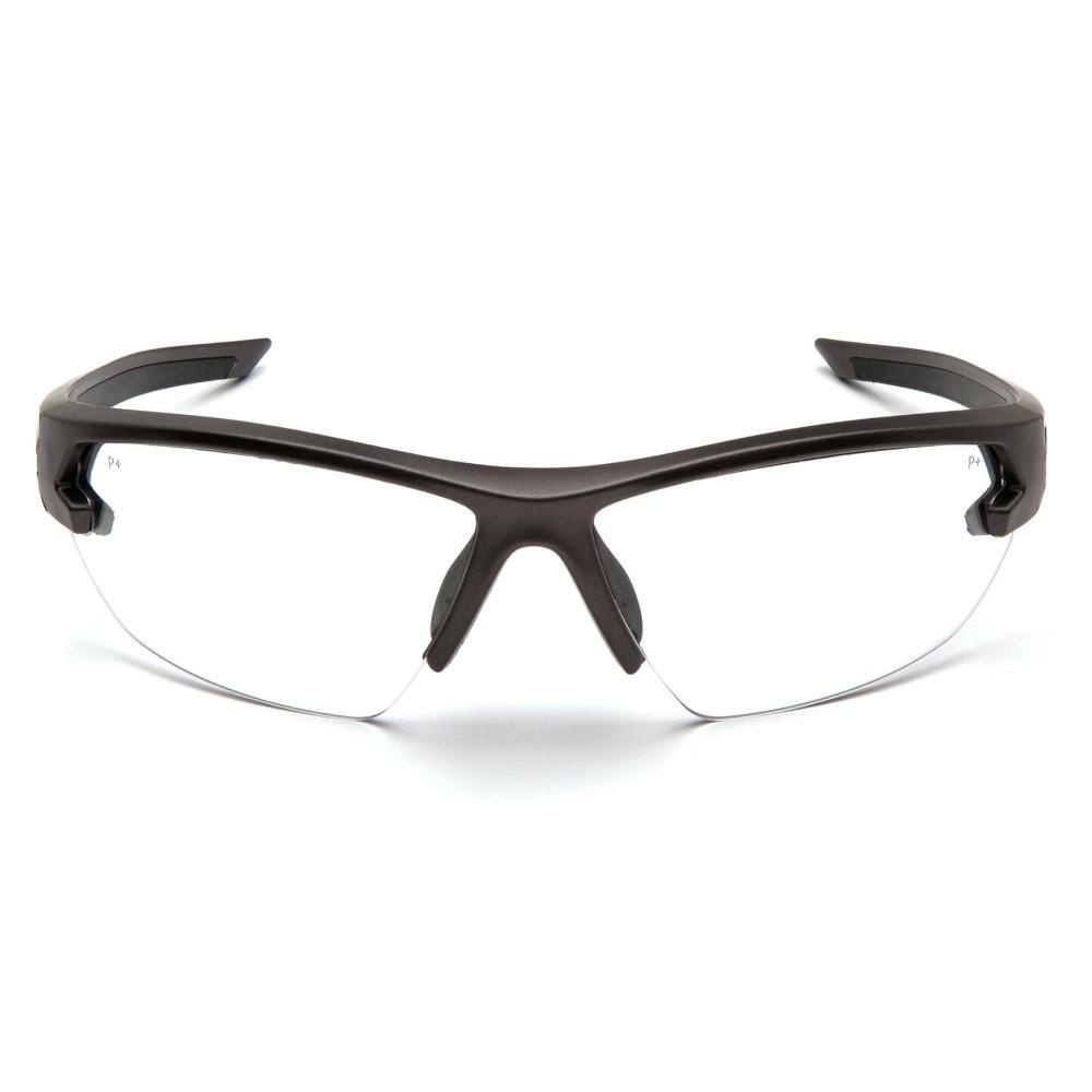 Pyramex Venture Gear Semtex 2.0 Shooting Glasses Gun Metal Frame with Clear Anti-Fog Lens