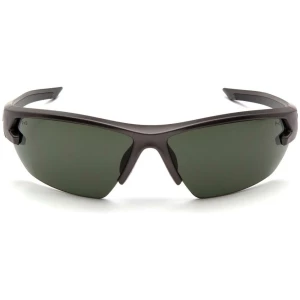 Pyramex Venture Gear Semtex 2.0 Shooting Glasses Gun Metal Frame with Forest Grey Anti-Fog Lens