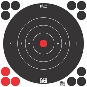 Pro-Shot Splatter Shot 8" White Bullseye Target 6/ct
