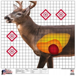 Pro-Shot Whitetail Deer Sight In Target 25" X 25" 5/ct