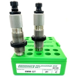 Redding 6mm GT Full Length Die Set for Bottleneck Cases