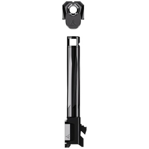 Radian Afterburner and Ramjet Micro Compensator and Ported Handgun Barrel for Glock G43 Black