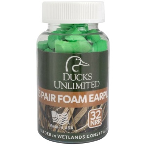 Ducks Unlimited Foam Earplugs 32dB Green 25/pr Jar