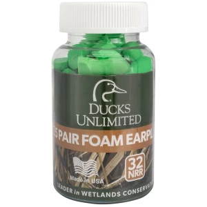 Ducks Unlimited Foam Earplugs 32dB Green 25/pr Jar