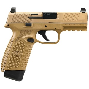 FN 545 MRD NMS Handgun .45 ACP 10rd Magazines (2) 4.1" Barrel FDE