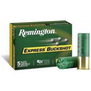 Remington Express Magnum Buckshot Shotshells 12 ga 3" 10 plts #000 1225 fps 5/ct